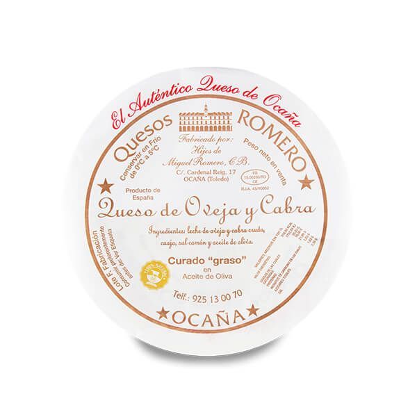 Queso en aceite flojo