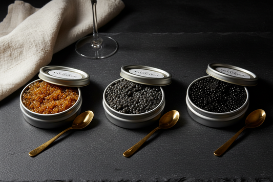 Caviar Oscietra vs Beluga vs Imperial: guía de tipos y precios