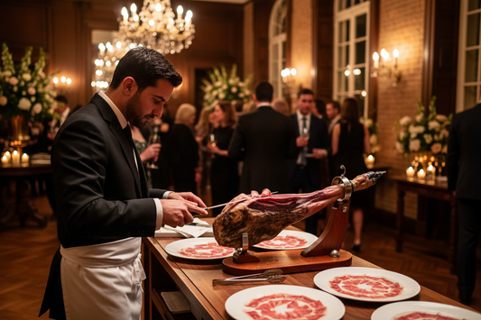 Cortador de jamón para eventos