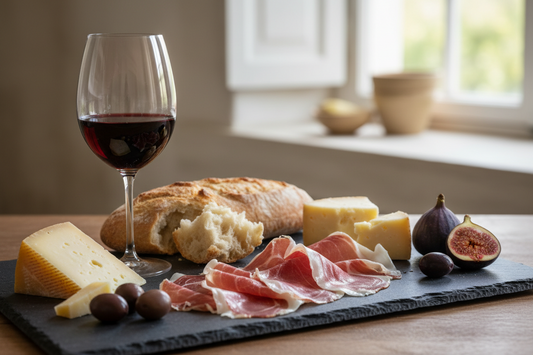 Maridaje de jamón ibérico