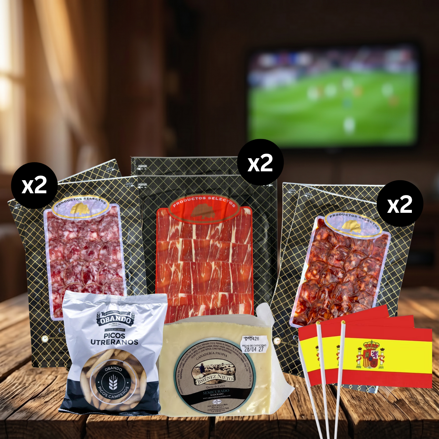 La Delantera El Pack Ibérico para Marcar en Grande 4-10 Personas