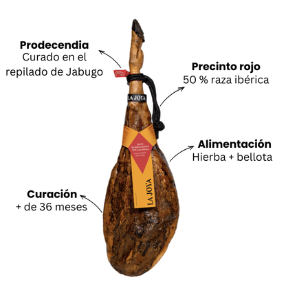 Jamón de bellota 50%  ibérico La Joya