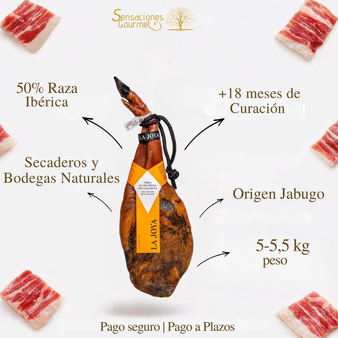 Paleta cebo ibérico 50% La Joya