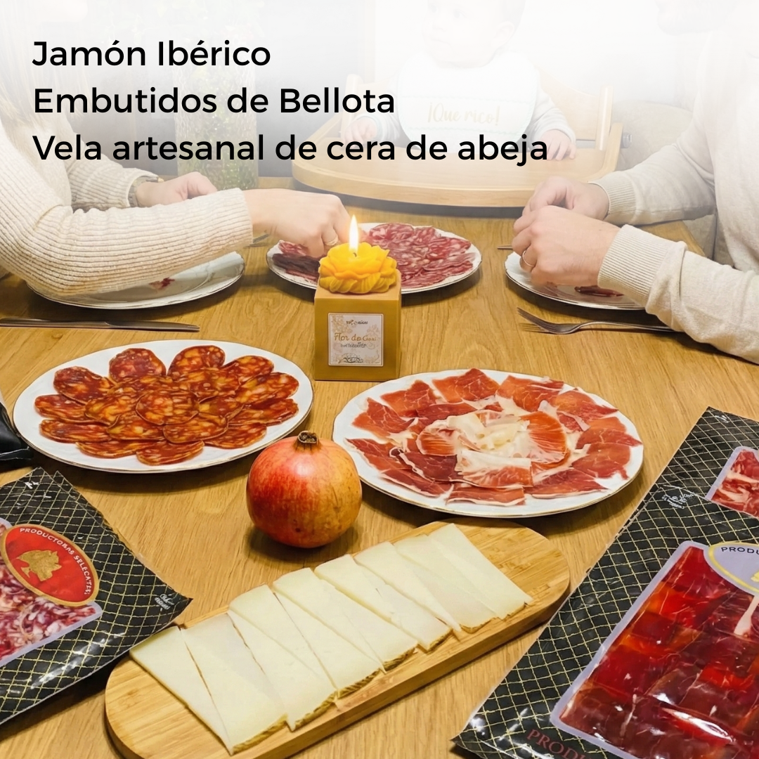 Mesa con ibericos