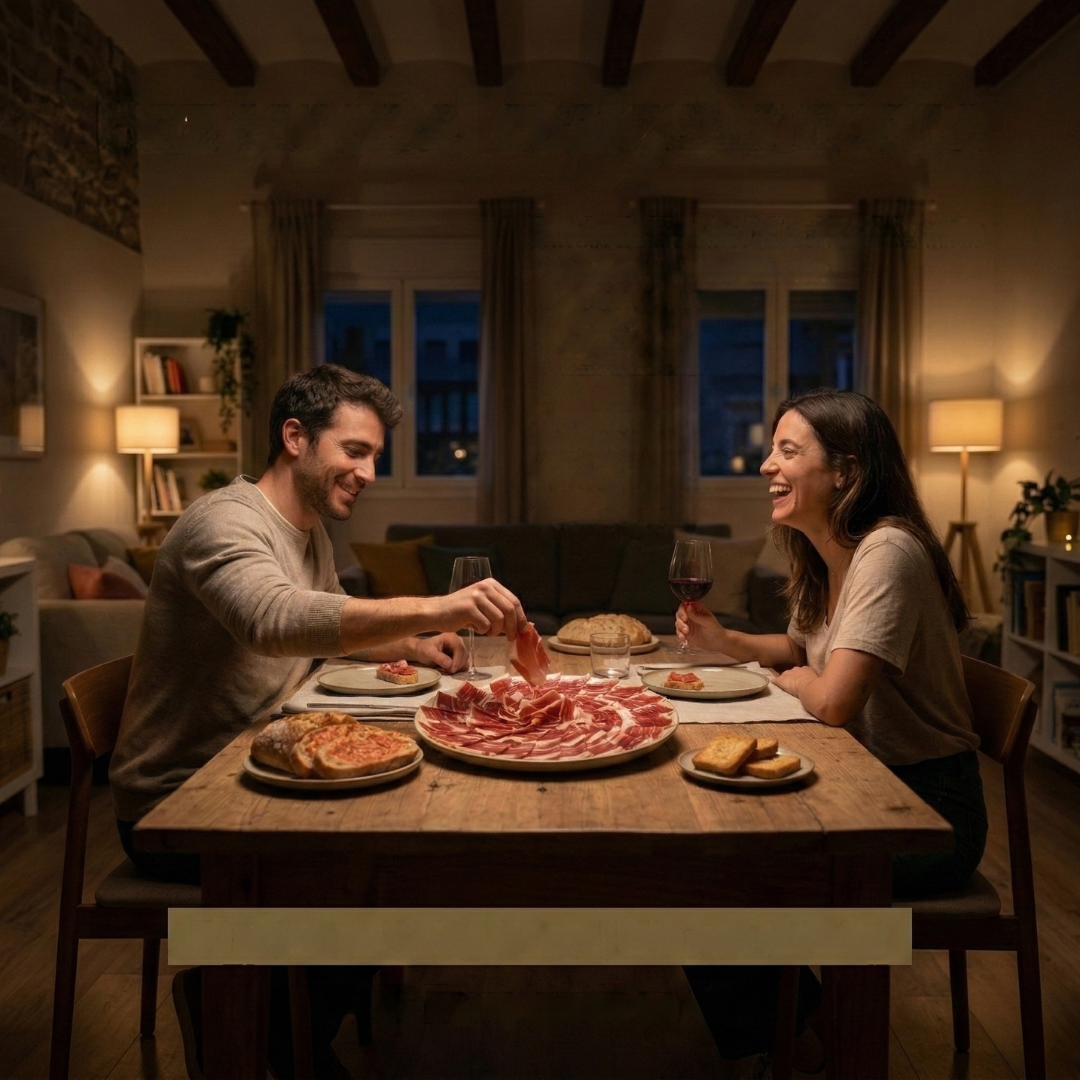 Medio Jamón de Cebo 50% Ibérico Loncheado Selección