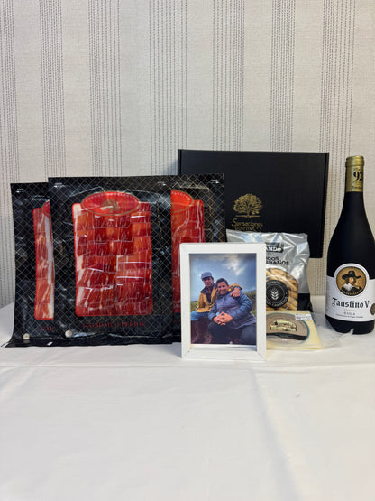 jamon foto queso y vino