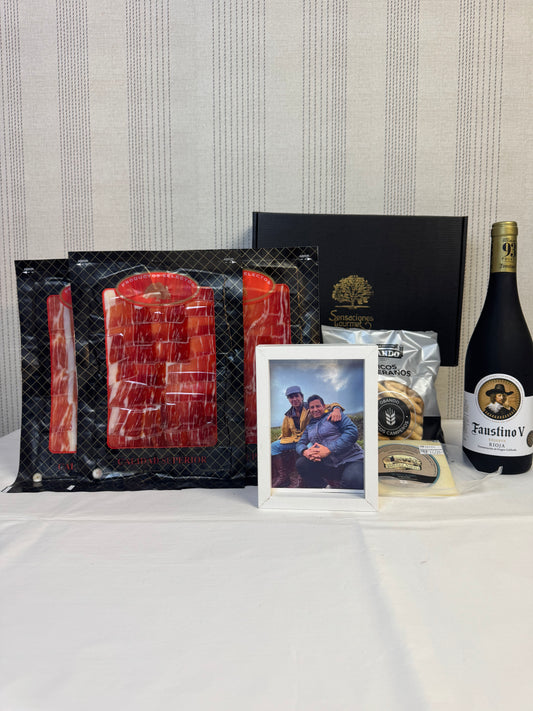 jamon foto queso y vino