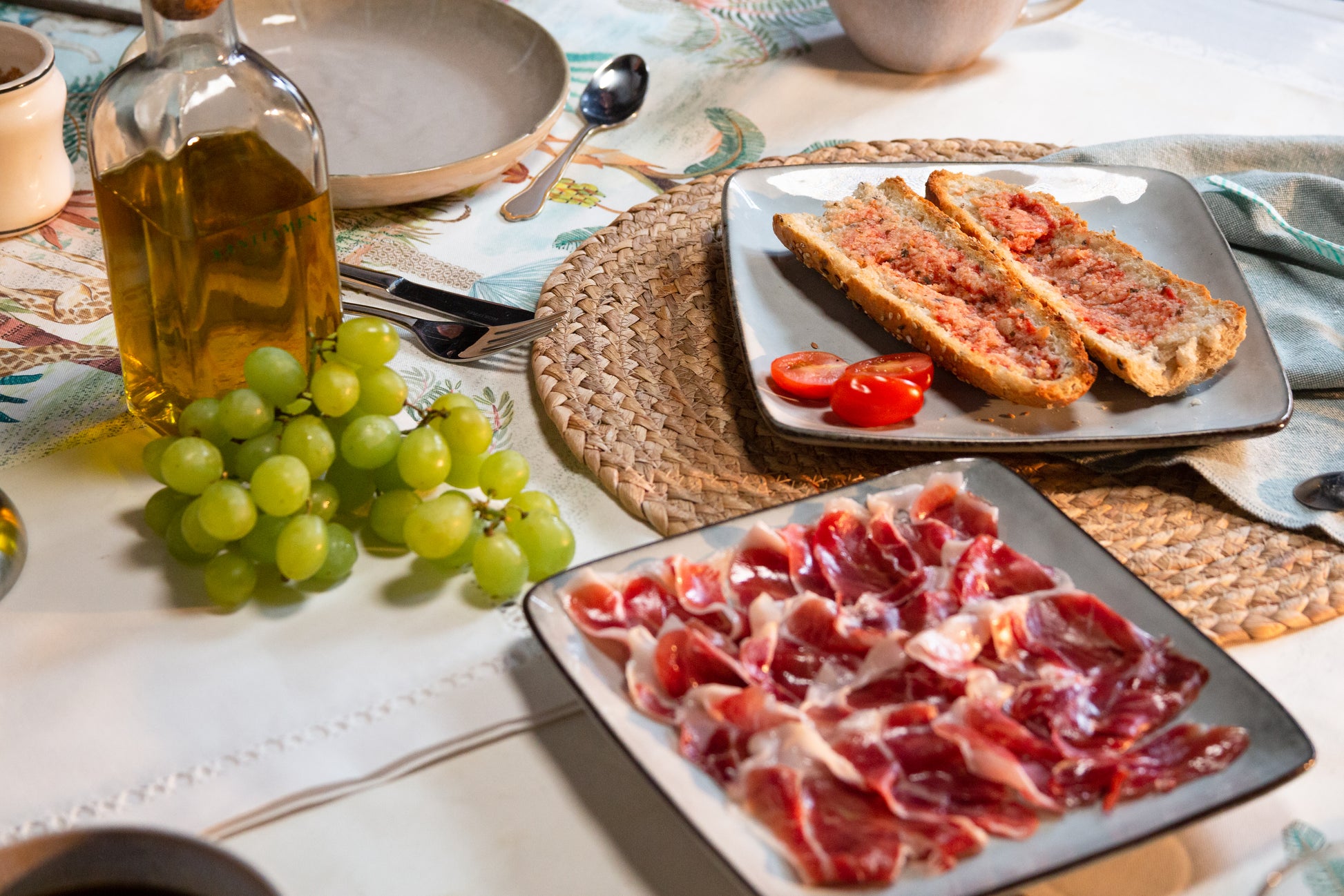 desayuno jamon iberico