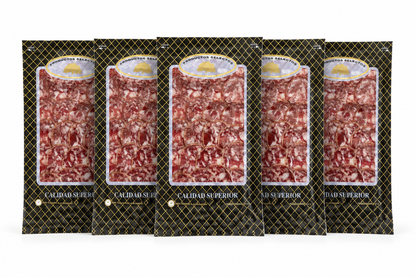 Pack 5 Sobres Salchichón Ibérico de Bellota Leoncio  5 x 100 g