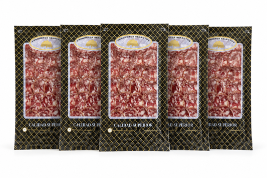 Pack 5 Sobres Salchichón Ibérico de Bellota Leoncio  5 x 100 g