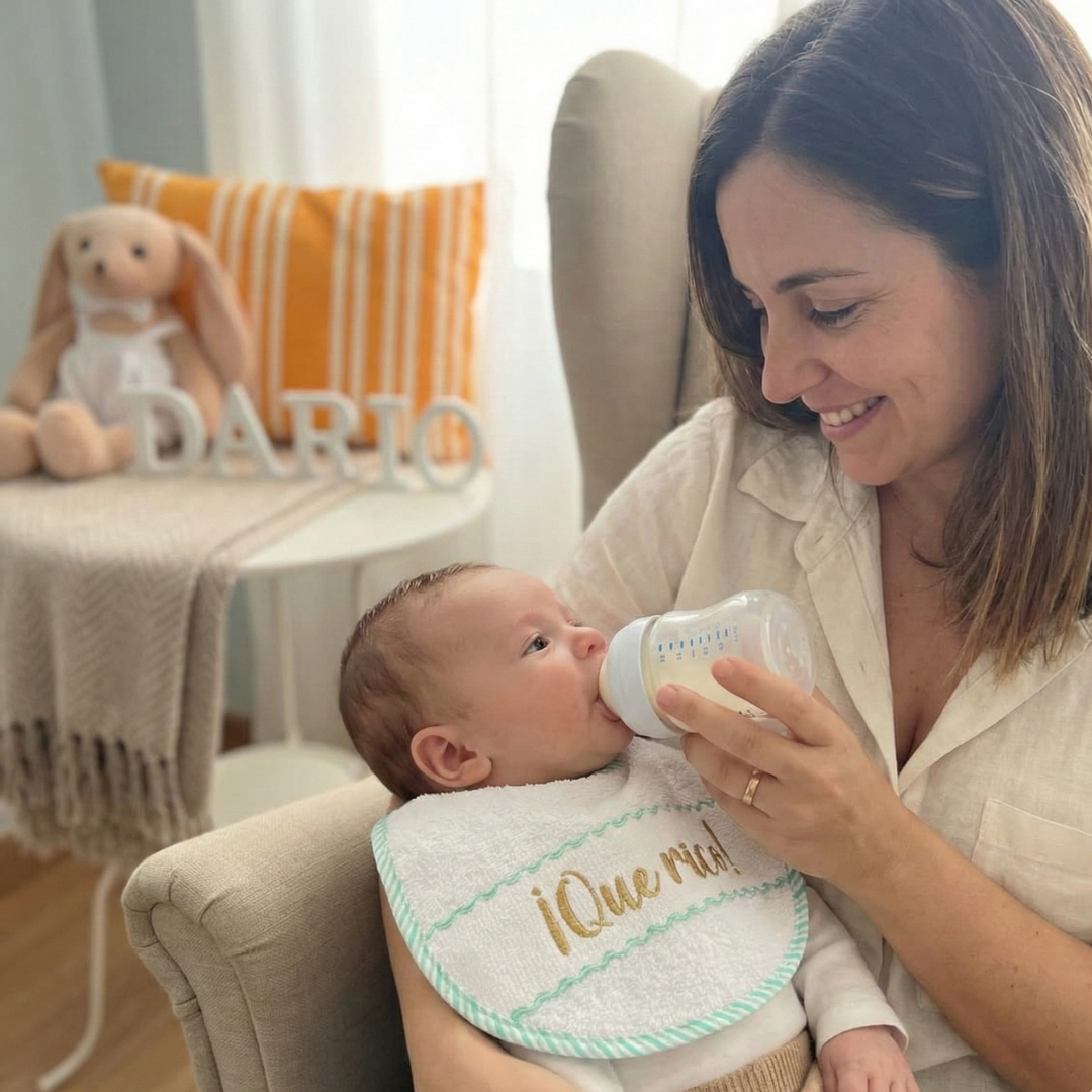 regalo embarazada babero bebe